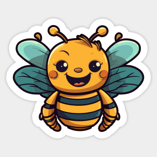 Bee happy Sticker